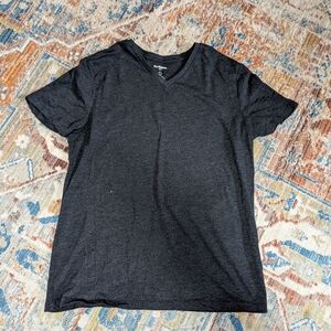 Comfortable Black V-Neck T-Shirt